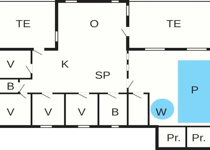 別荘 8 Person In Blavand-by Traum *